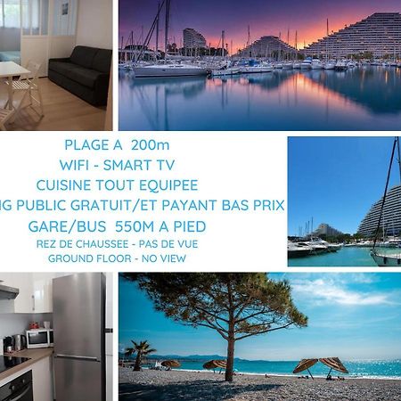 Апартаменты Venus - Climatise - Marina Baie Des Anges Вильнёв-Лубе Экстерьер фото
